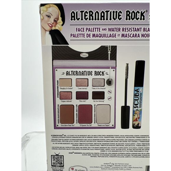 The Balm Cosmetics Alternative Rock Vol.1 Face Palette + Scuba Blk Mascara - Picture 12 of 13